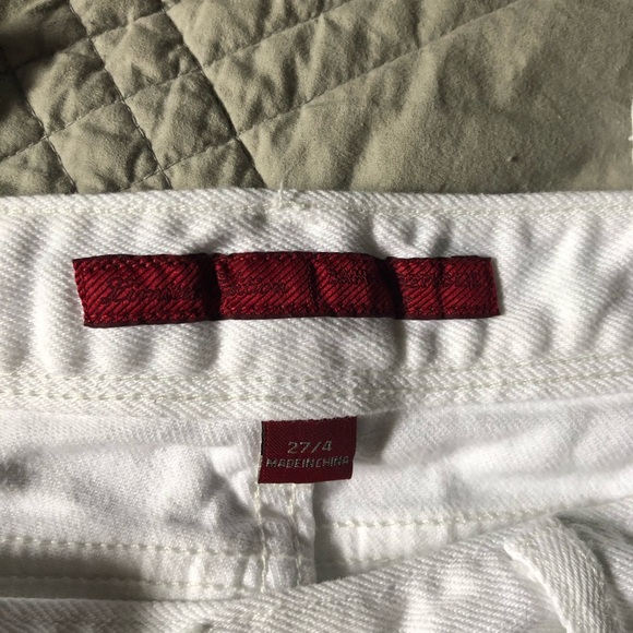 Banana Republic white denim jeans - Picture 2 of 4